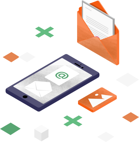 Envelope with Phone