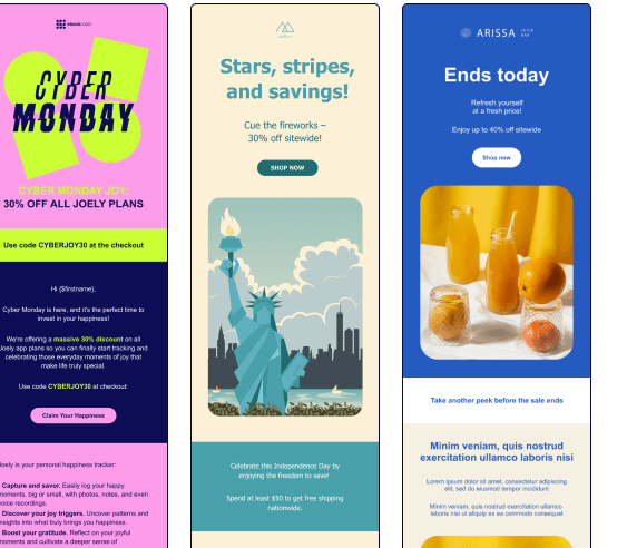 Newsletter templates