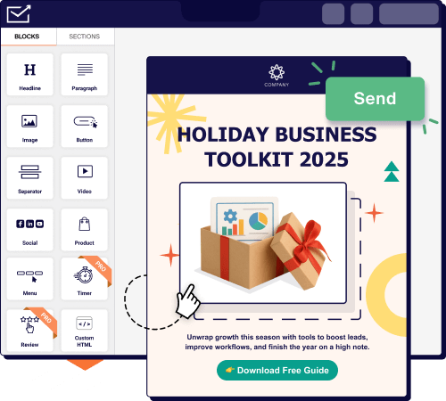Sender email builder