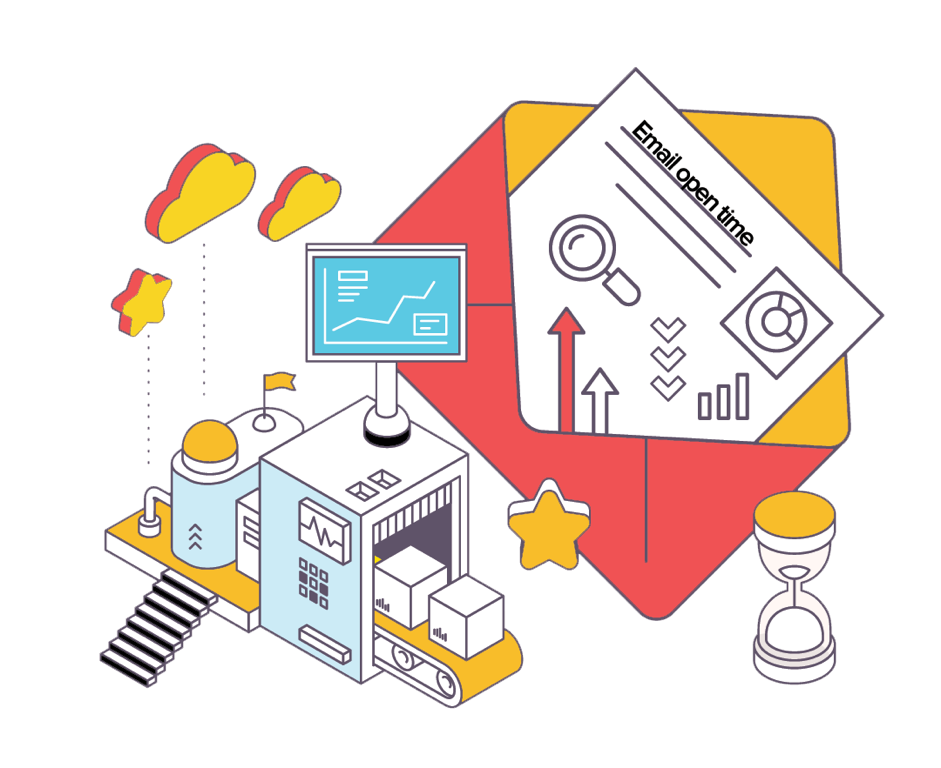 Email marketing reports, email analytics, email open times