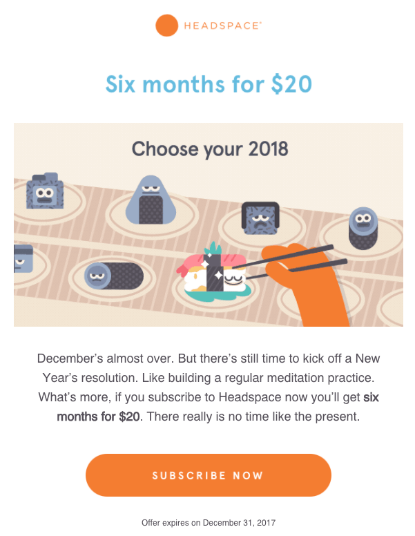 headspace-email-marketing-campaign-examples