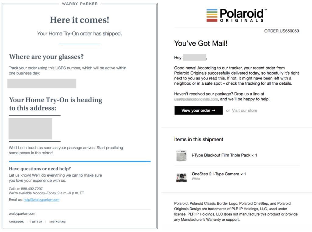 10 Best Transactional Email Templates: Examples & Inspiration | Sender
