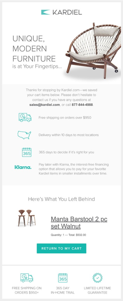 hardiel_abandoned_cart_email