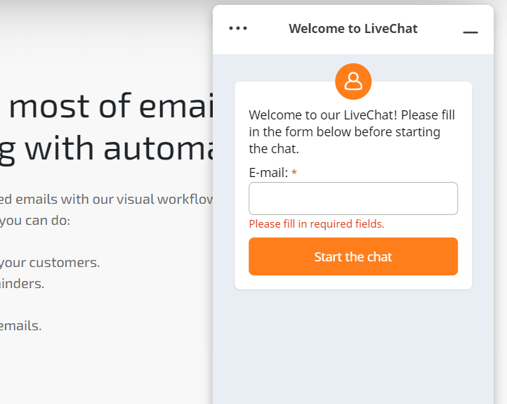 live_chat_for_email_collection