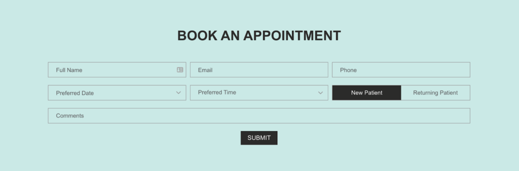appointment_booking_form_to_collect_emails_and_leads