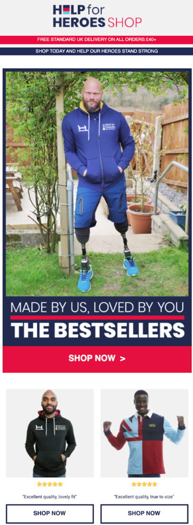 help_for_heroes_shop_fundraising_newsletter