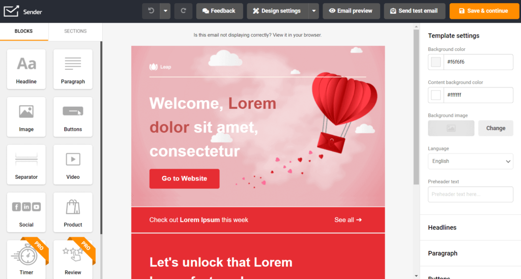 valentines-email-newsletter-design-builder