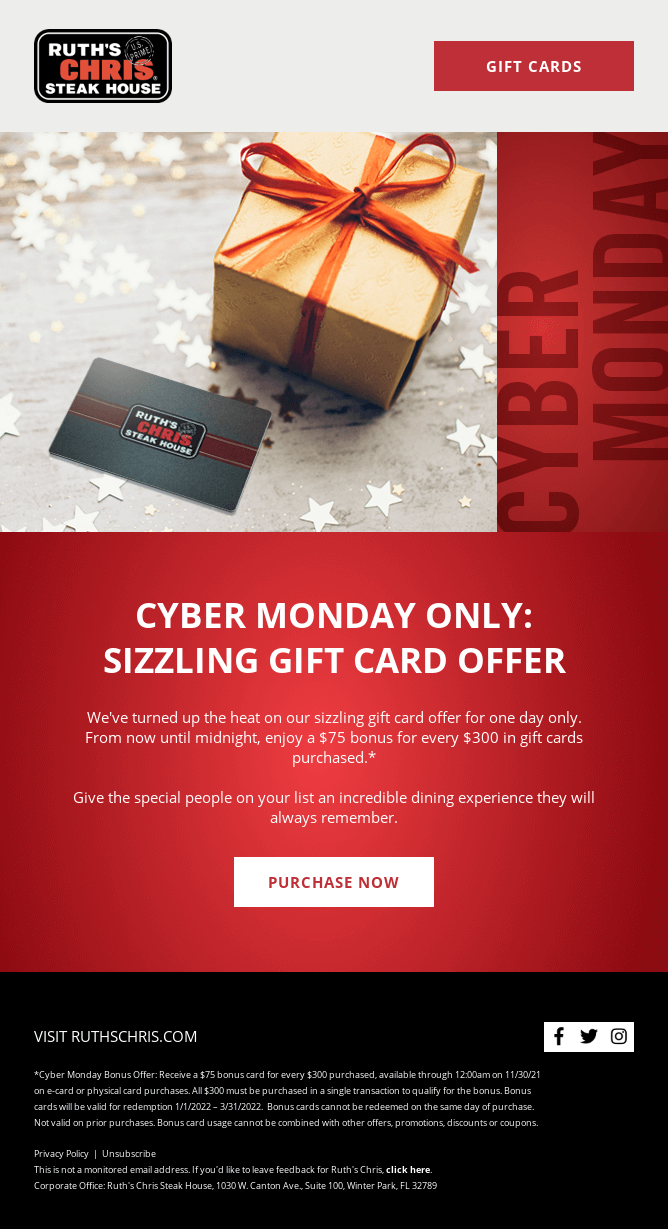 Ruths_Chris_Cyber_Monday_Email_Examples