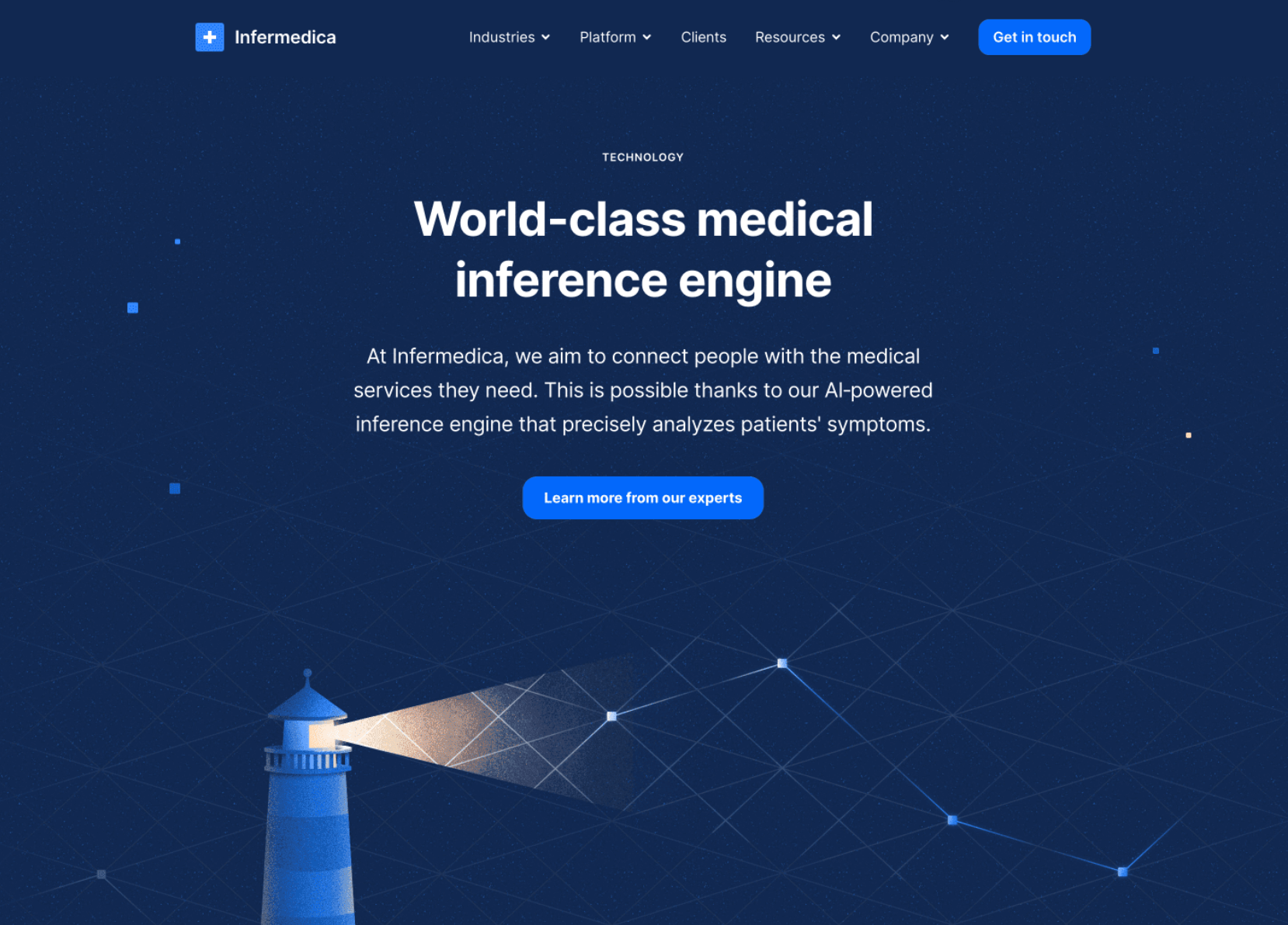 Infermedica_landing_page_example