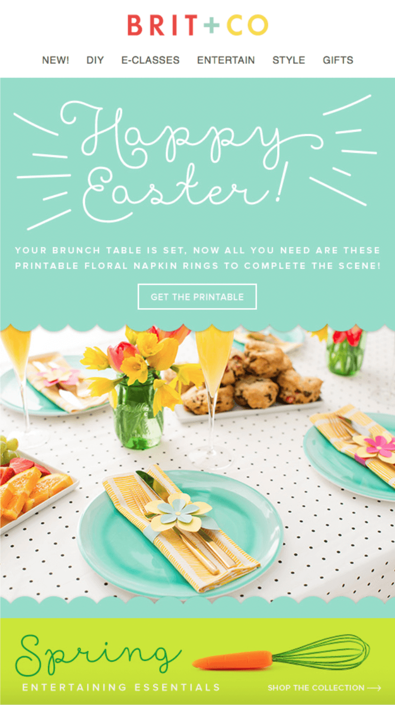 Brit&Co_easter_email_example
