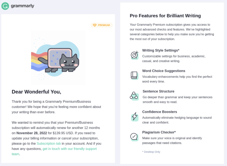 grammarly_Renewal_drip_campaign