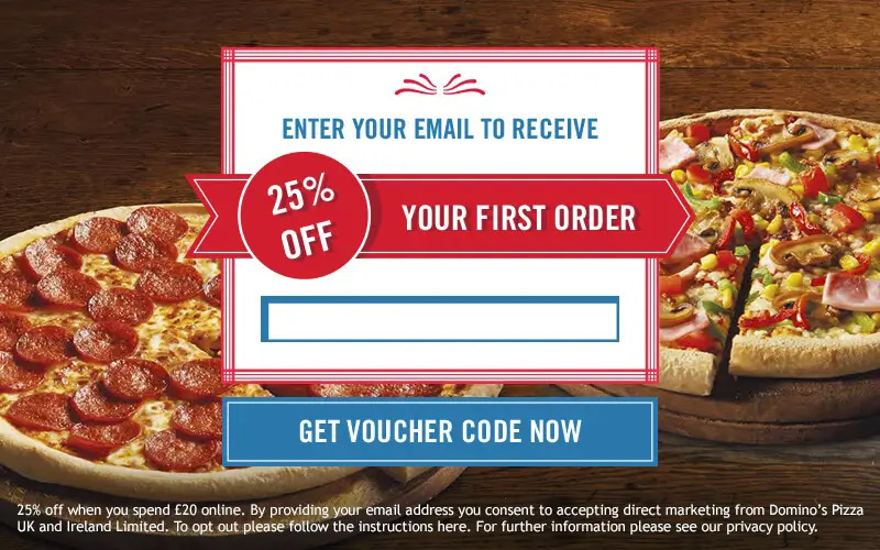 Dominos-signup-form-example
