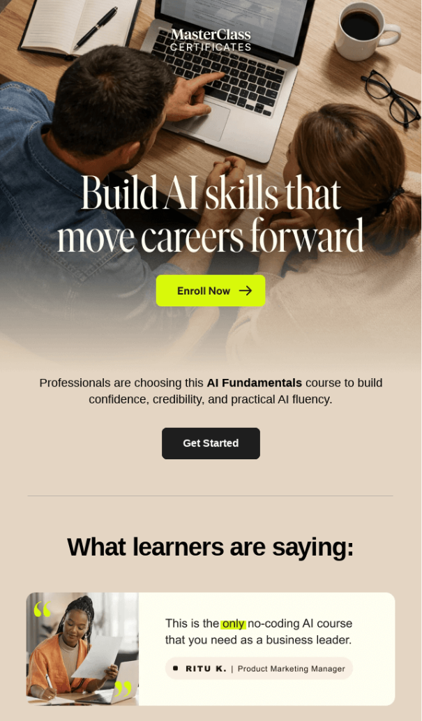 masterclass-email-example