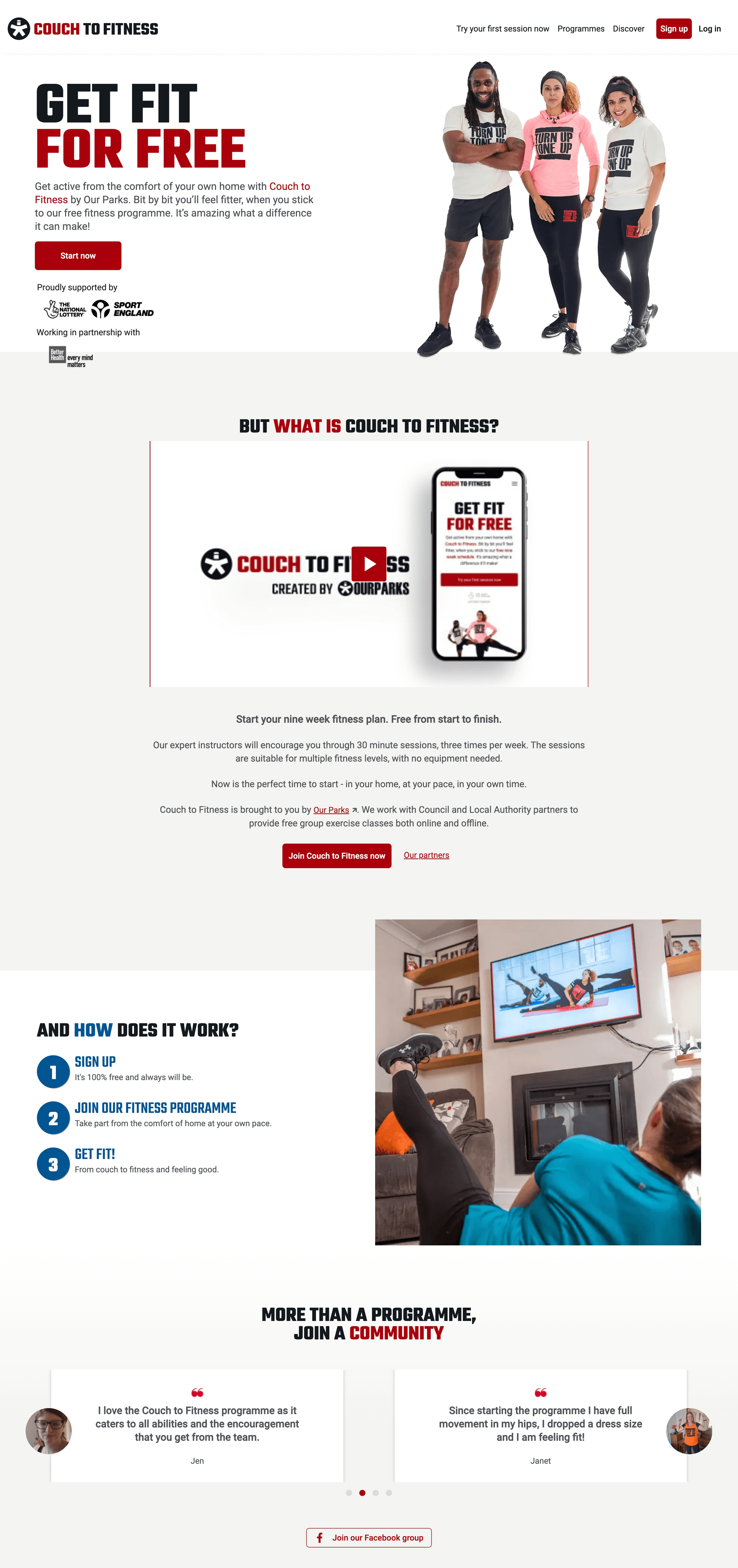 couchtofitness-landing-page-example