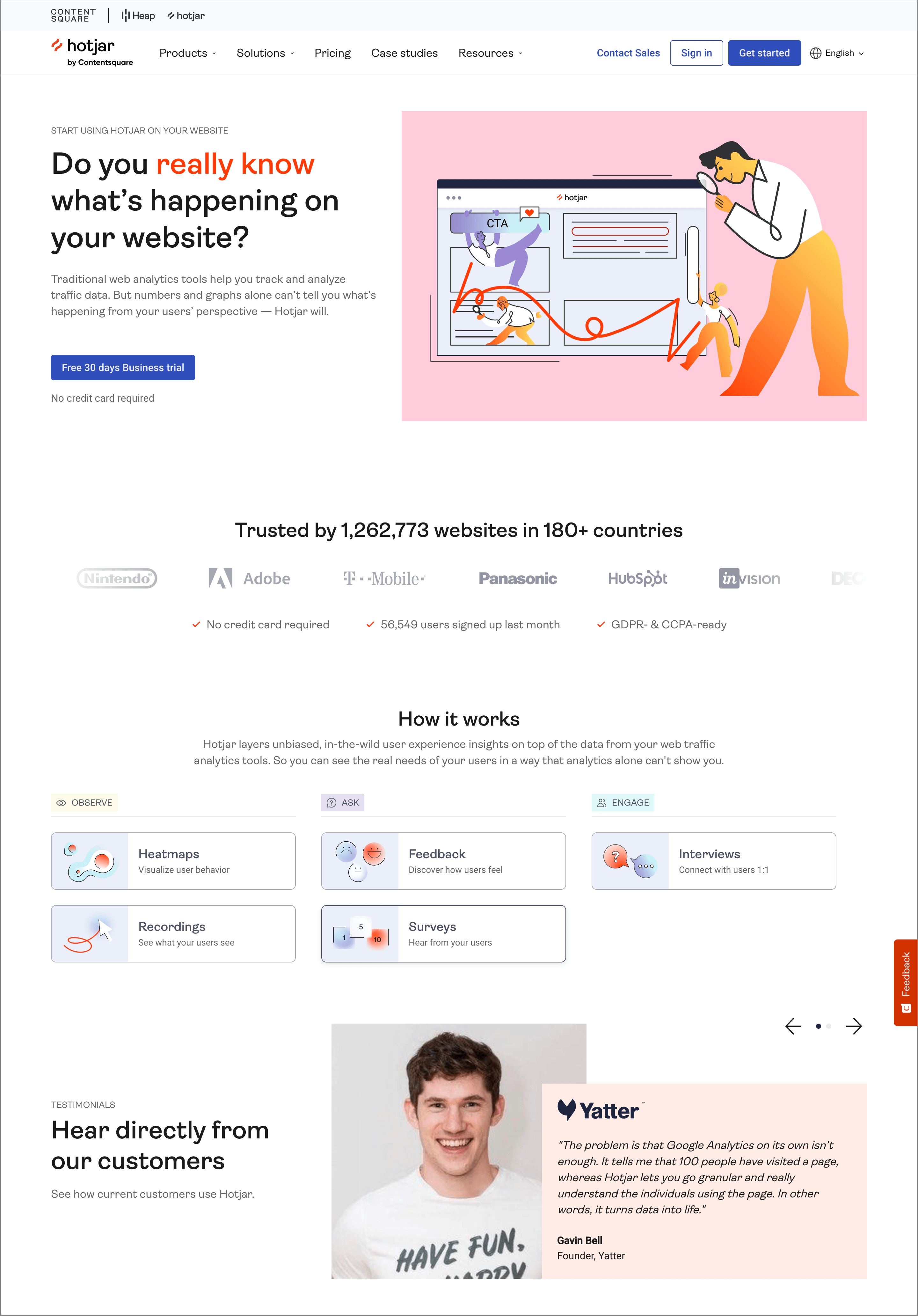hotjar-landing-page-example