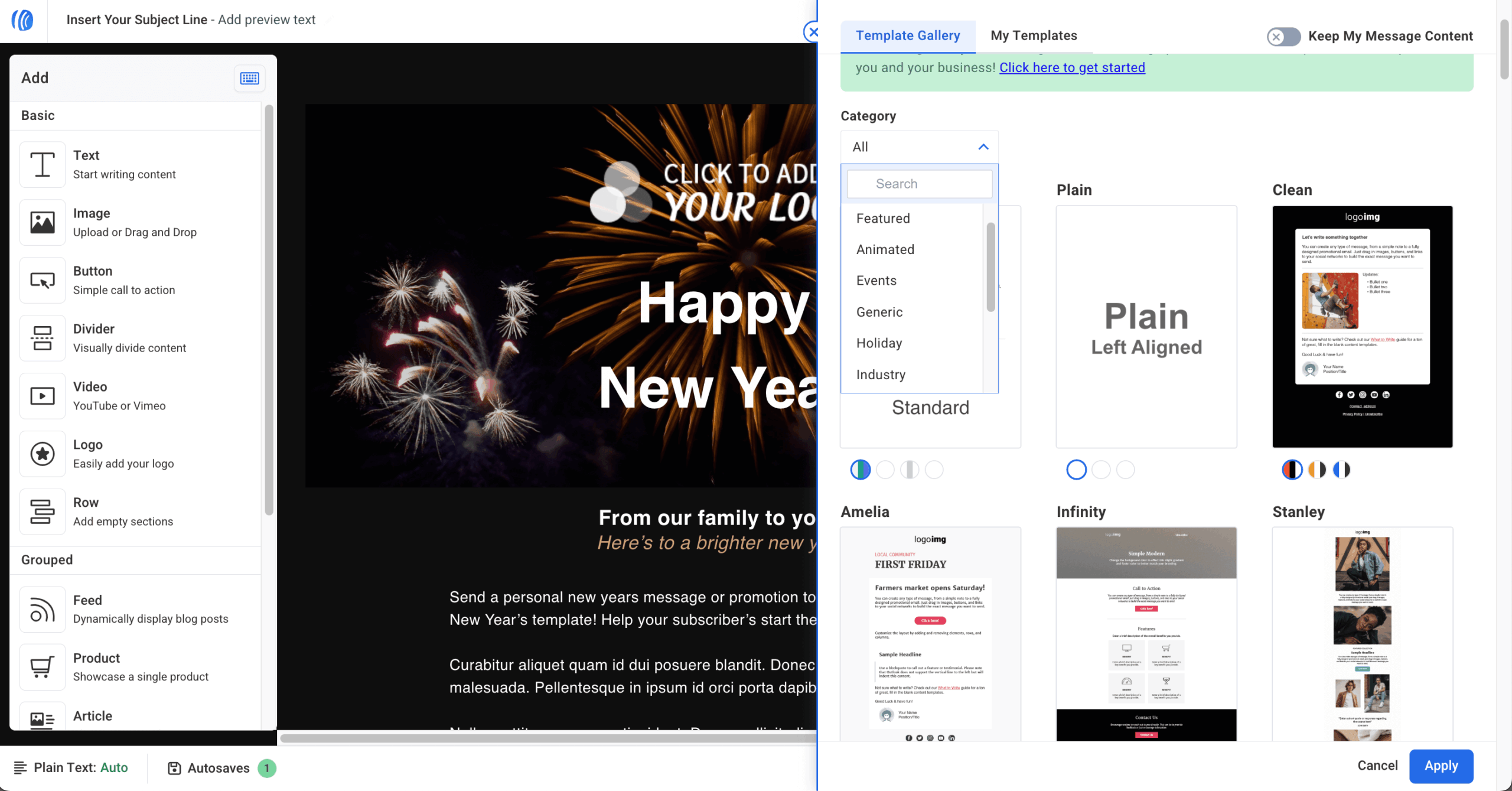 aweber-email-templates