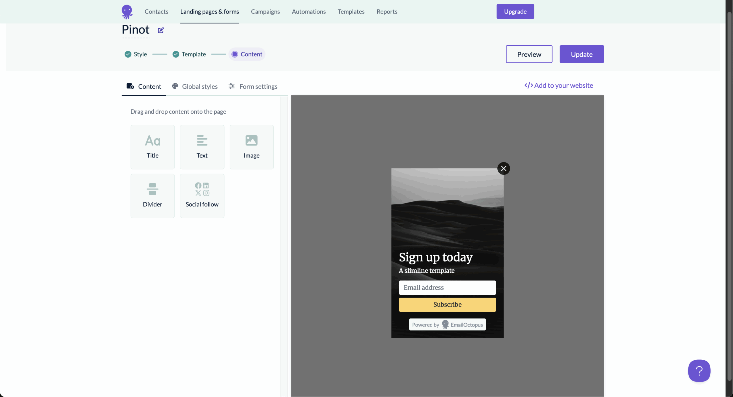 emailoctopus-forms