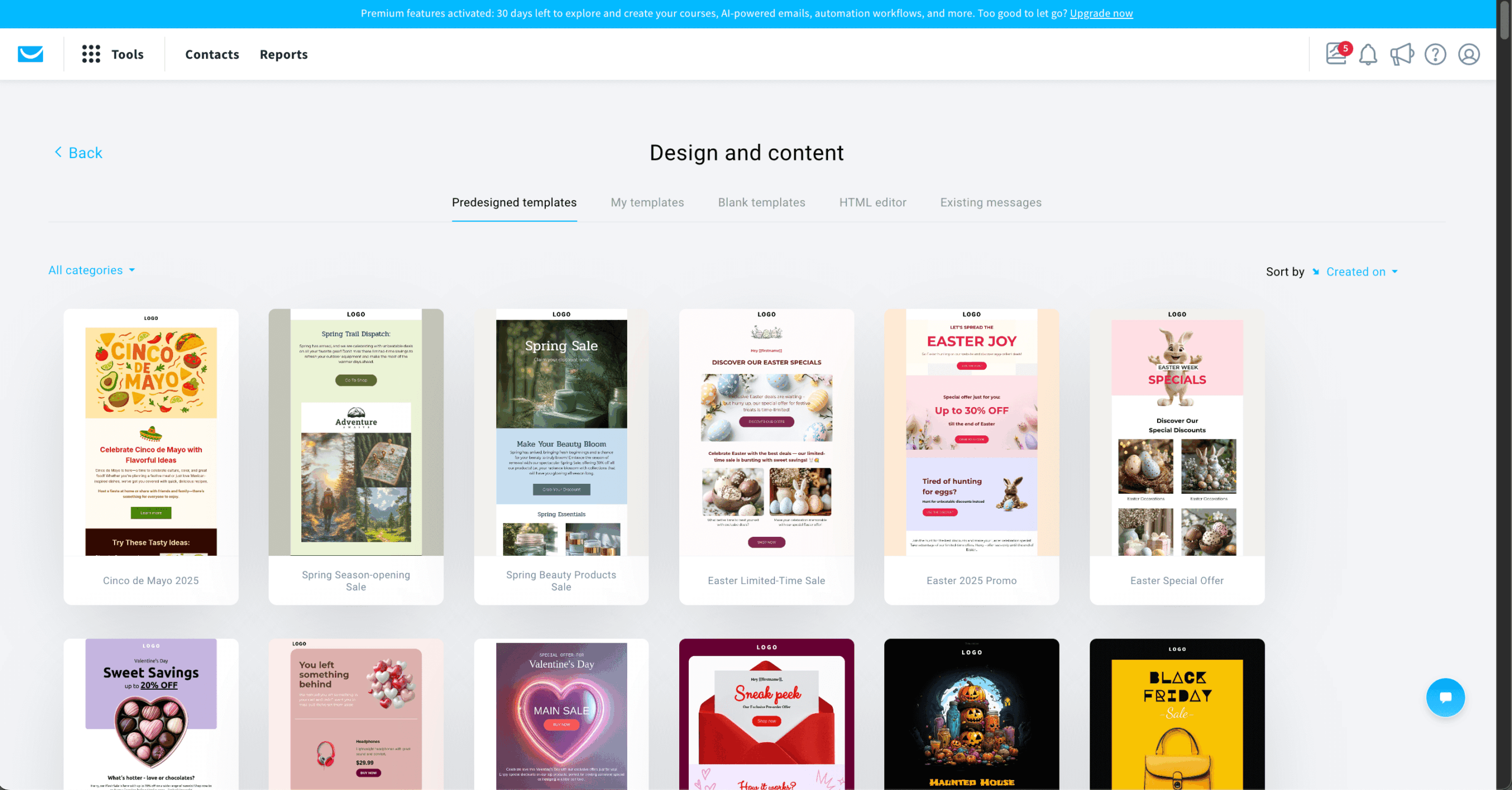 getresponse-email-templates