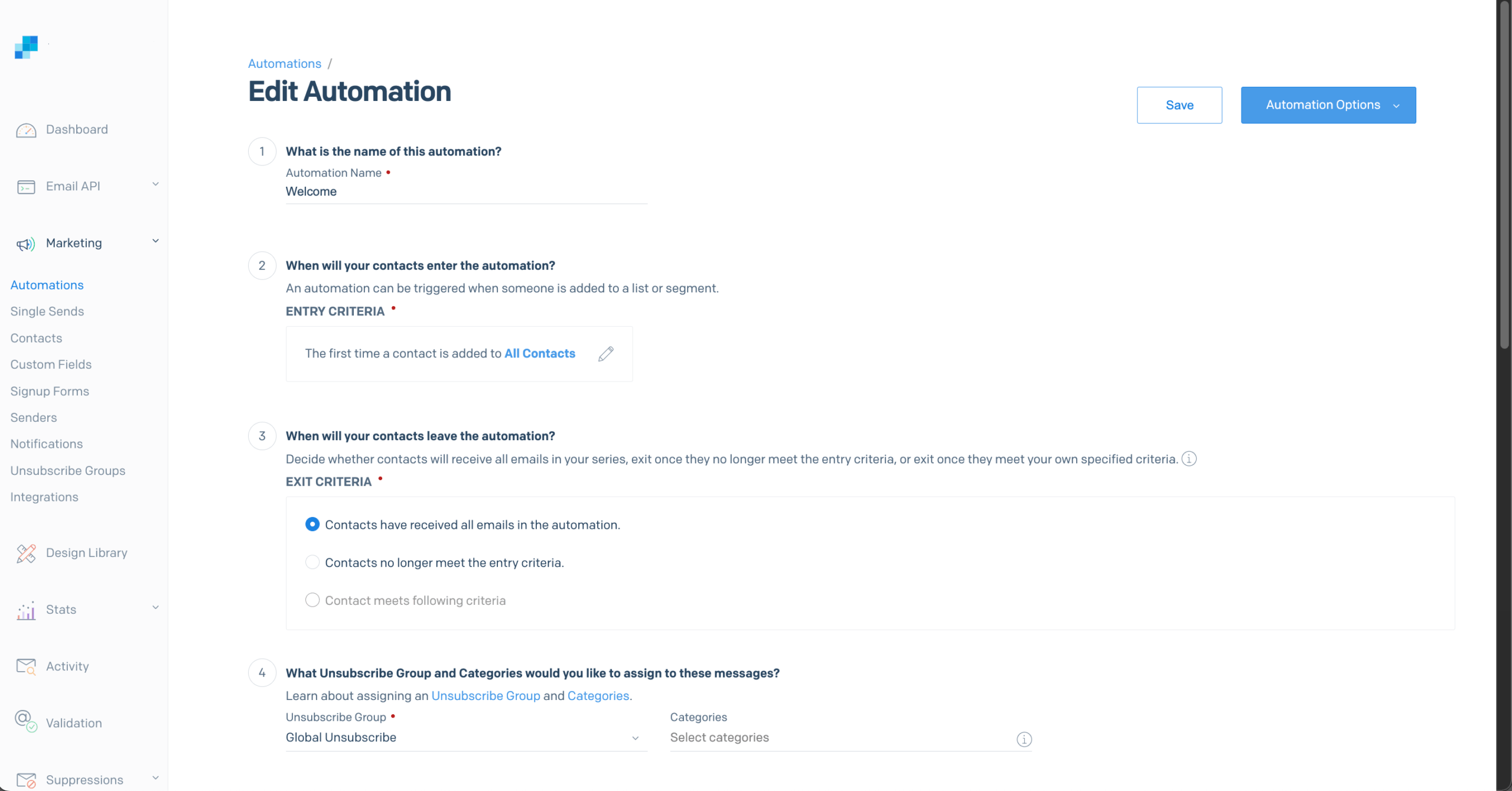 sendgrid-automation