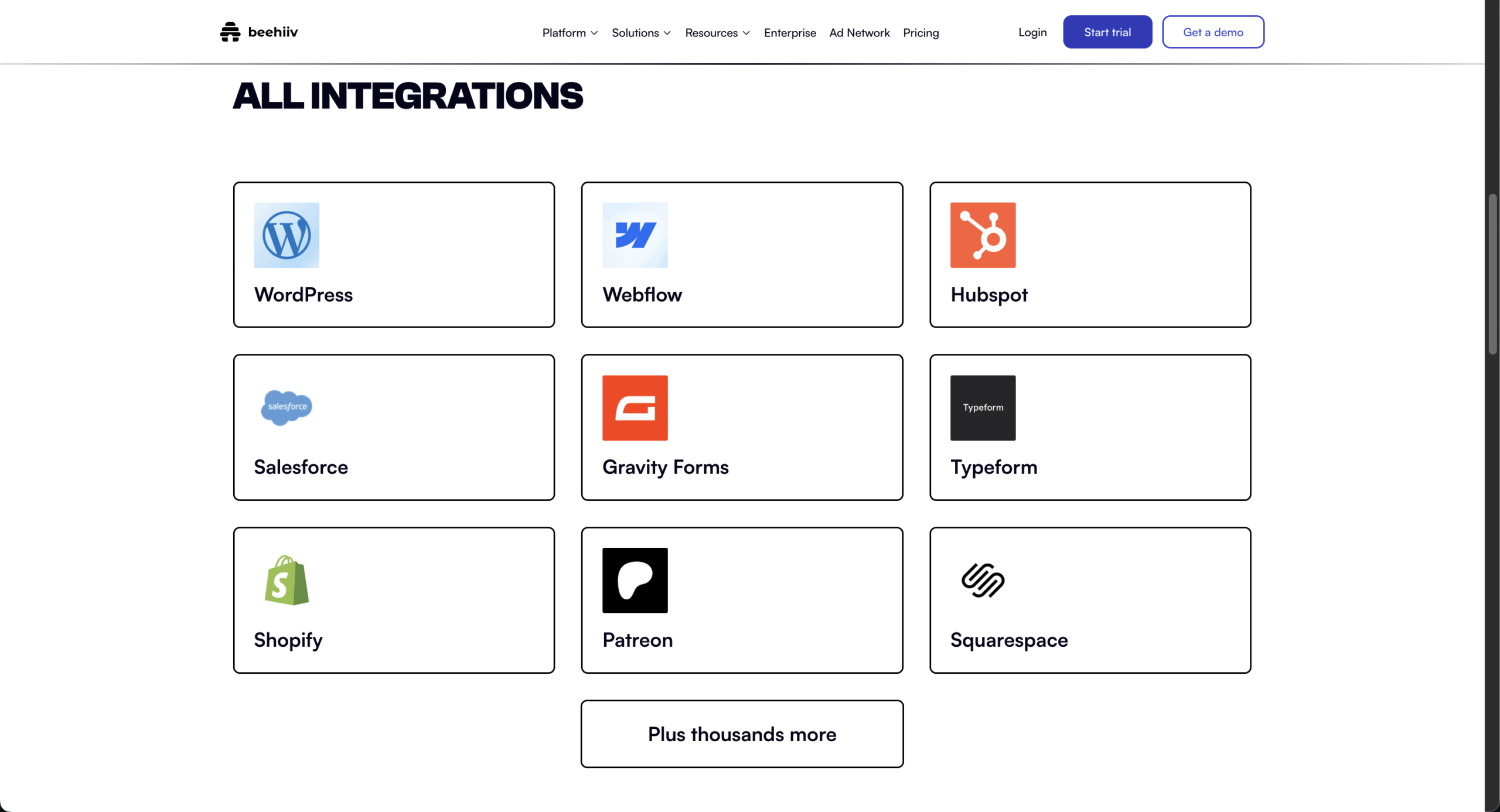 Beehiiv-integrations