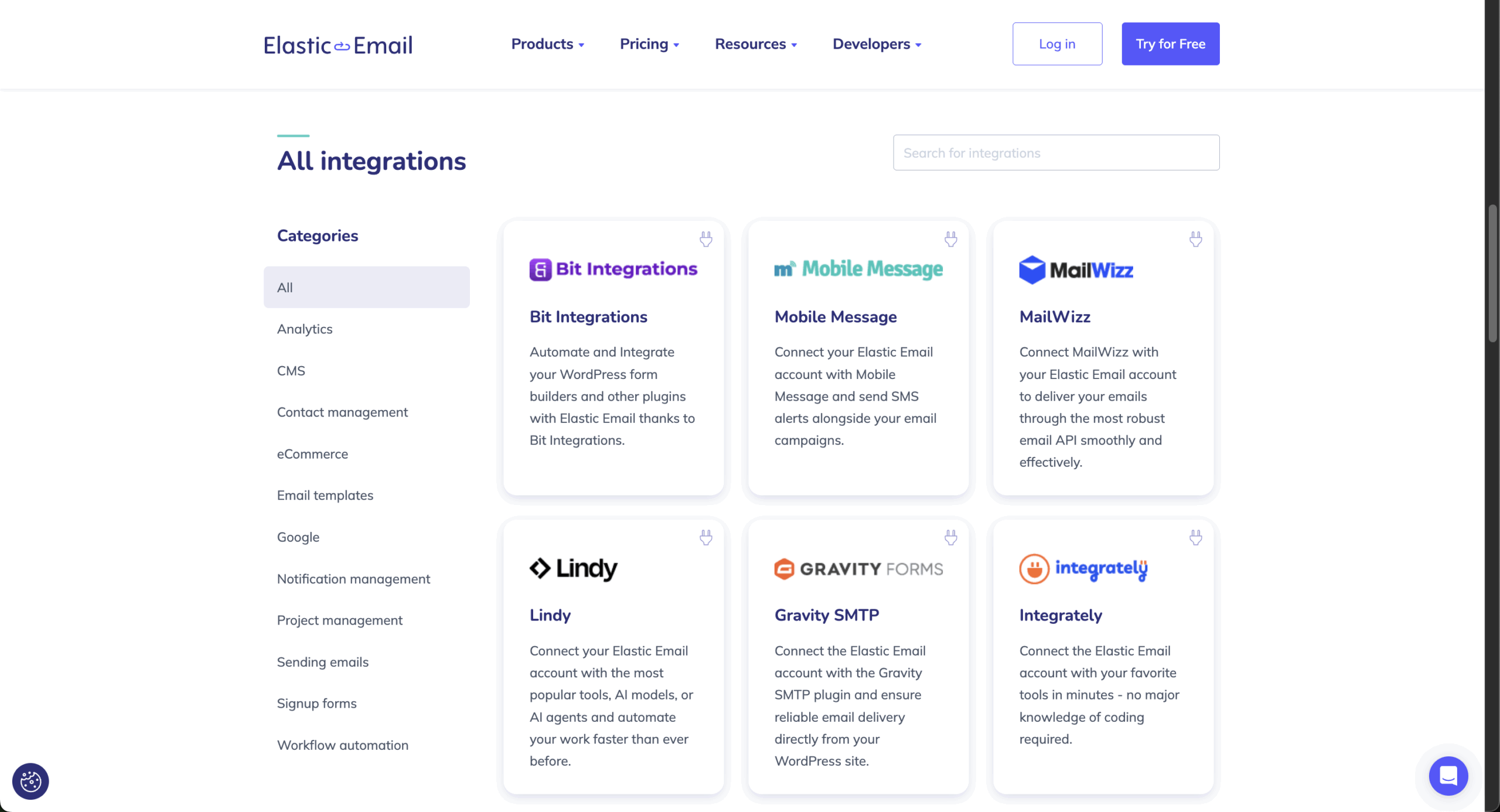 elastic-email-integrations