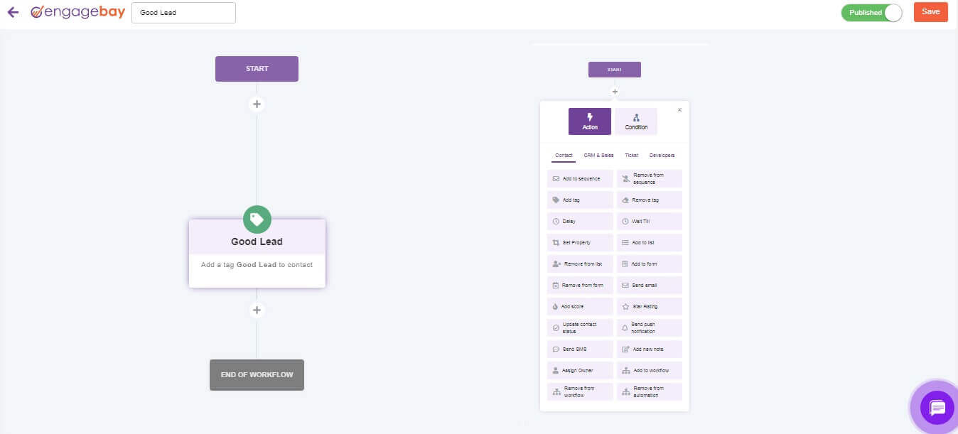 engagebay-automation