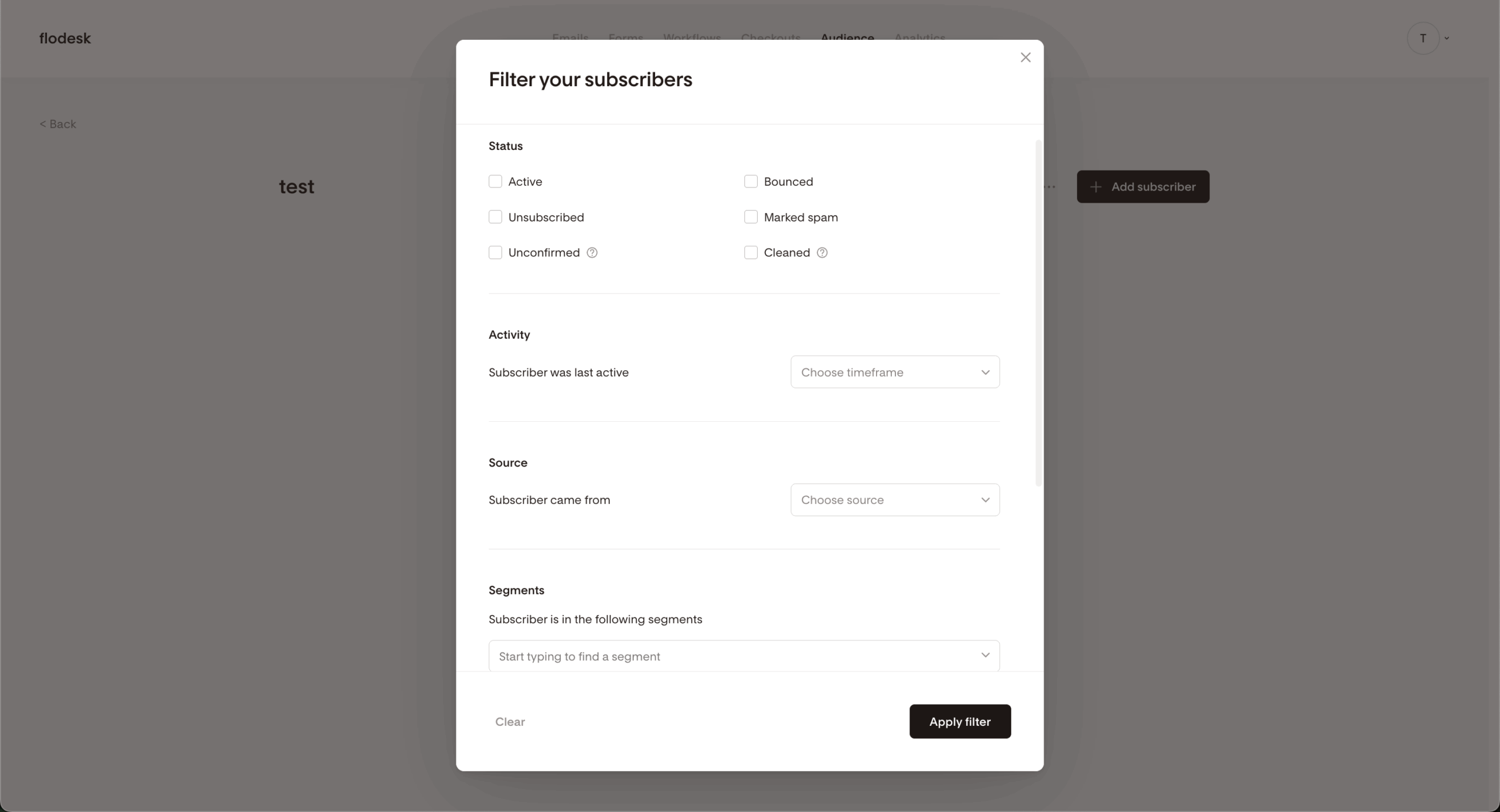 flodesk-subscriber-management