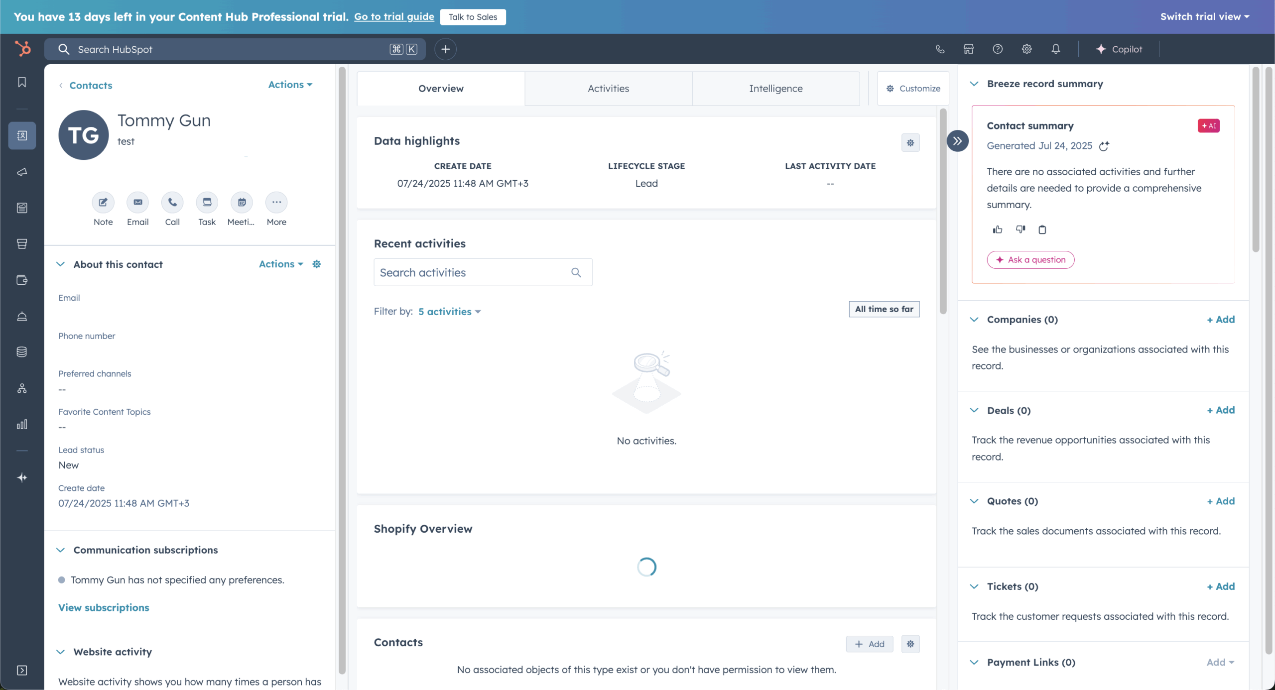 hubspot-subscriber-management