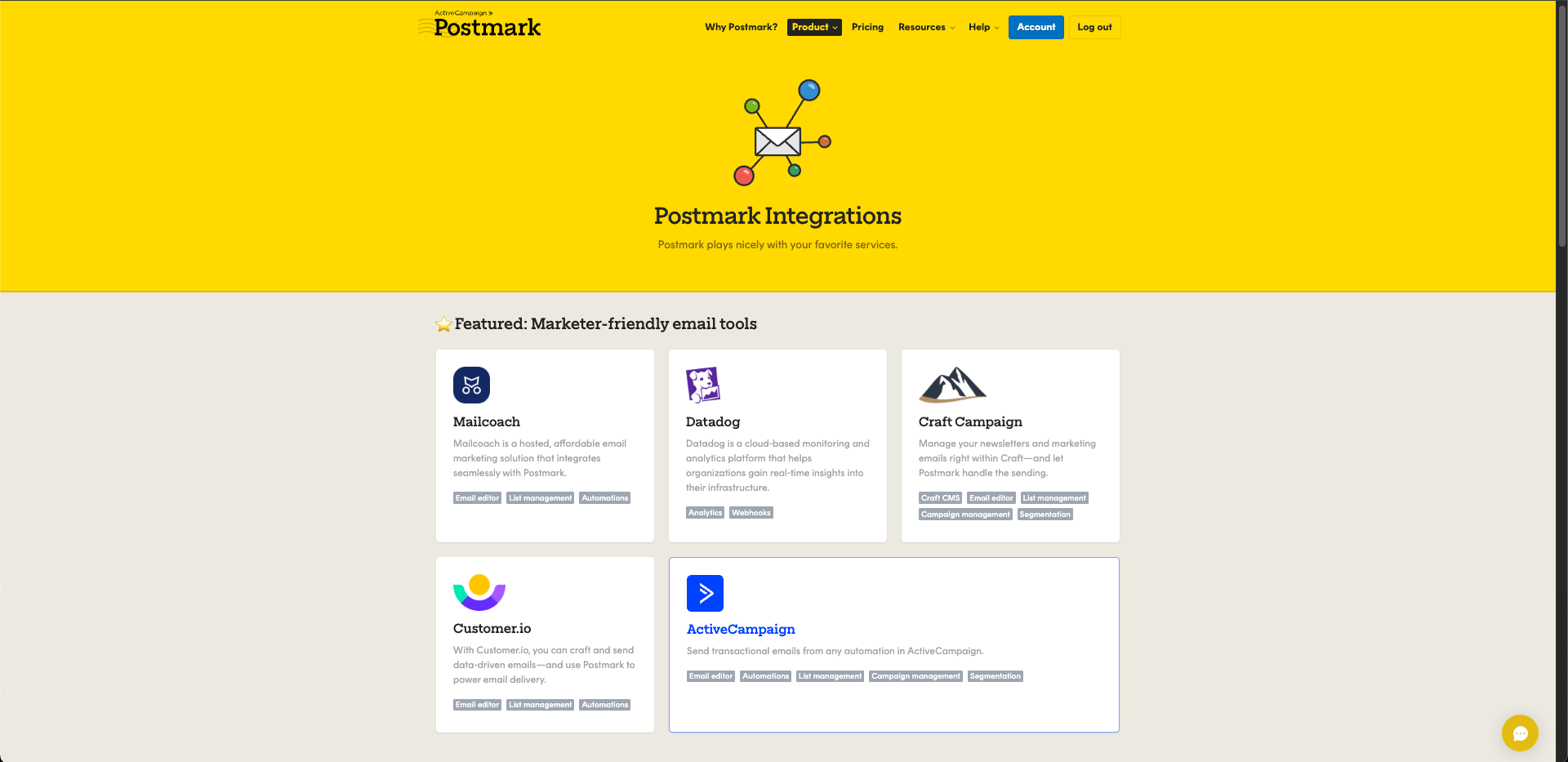 postmark-integrations