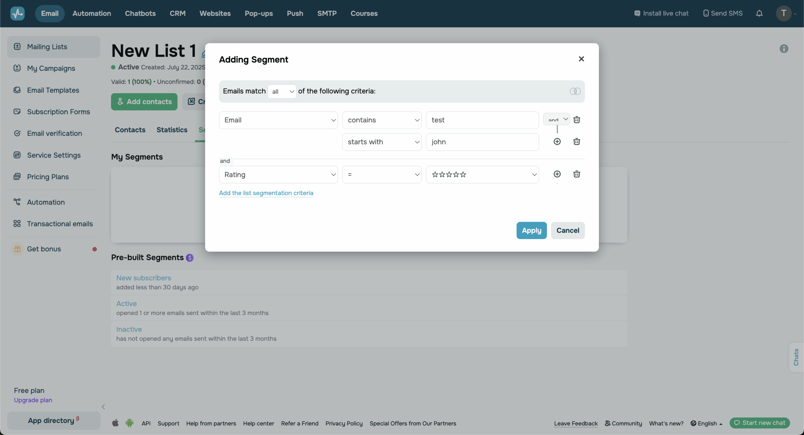 sendpulse-subscriber-management
