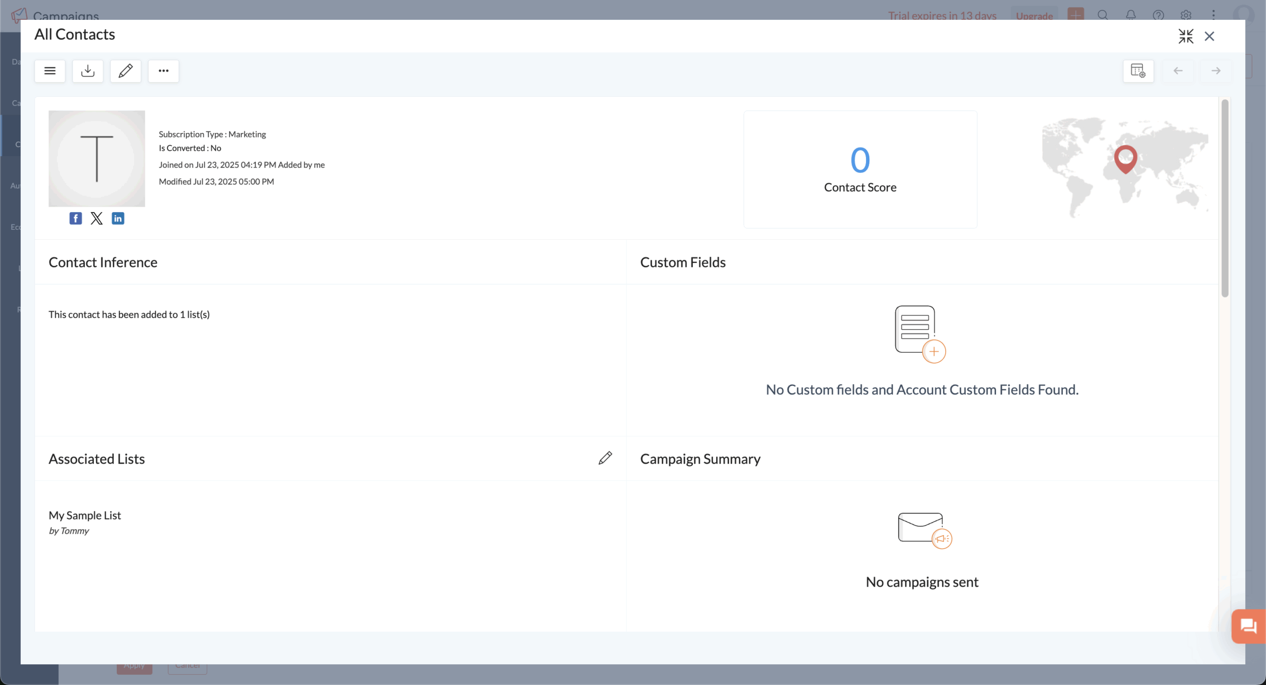 zoho-campaign-subscriber-management