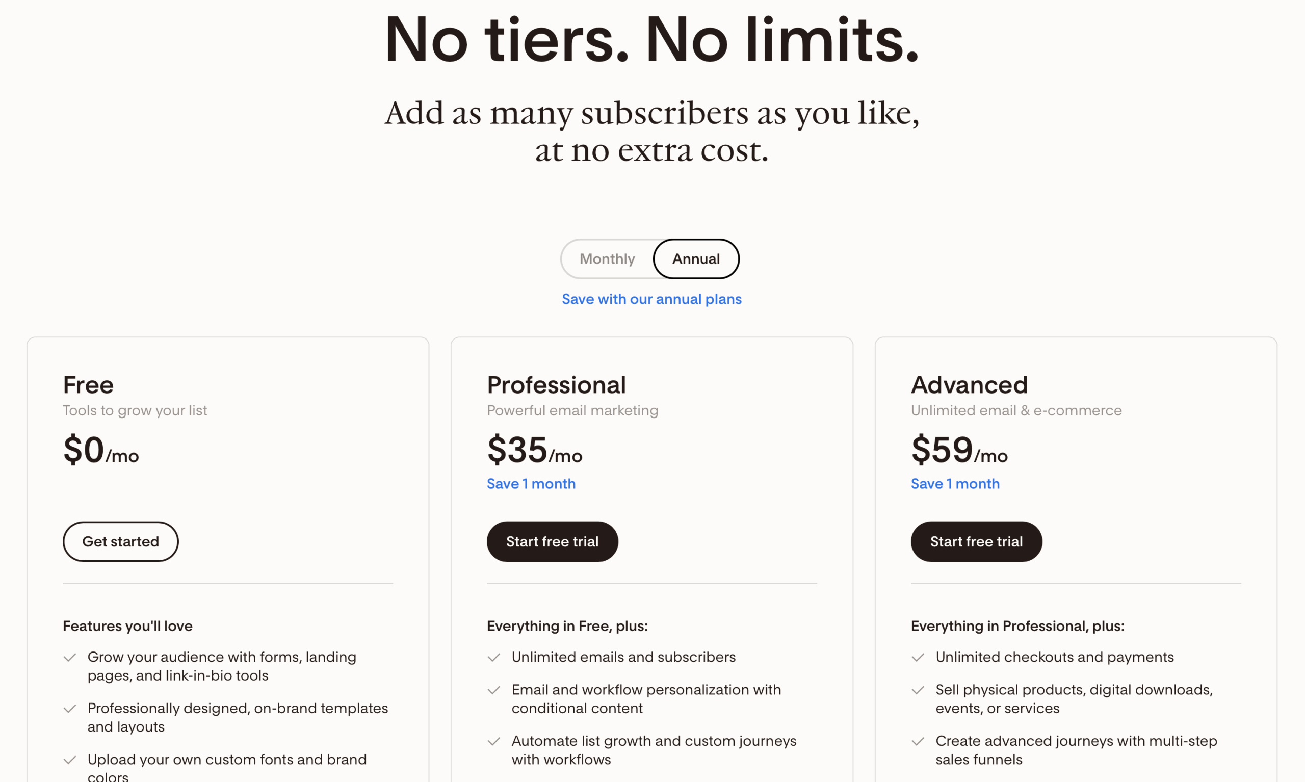 Flodesk-pricing