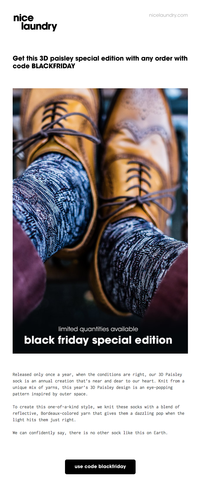 black-paisley-black-friday-promo-newsletter