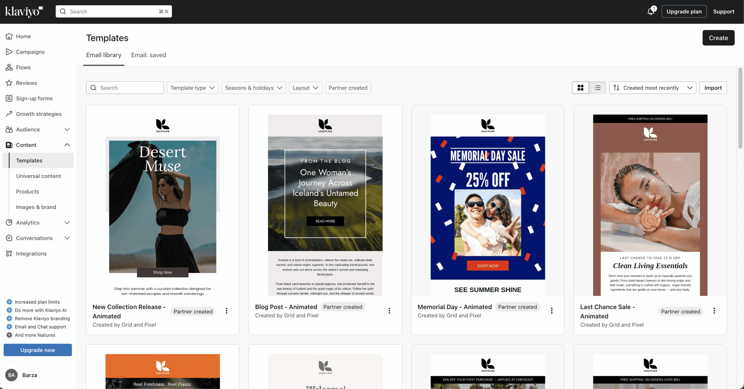 klaviyo-email-templates