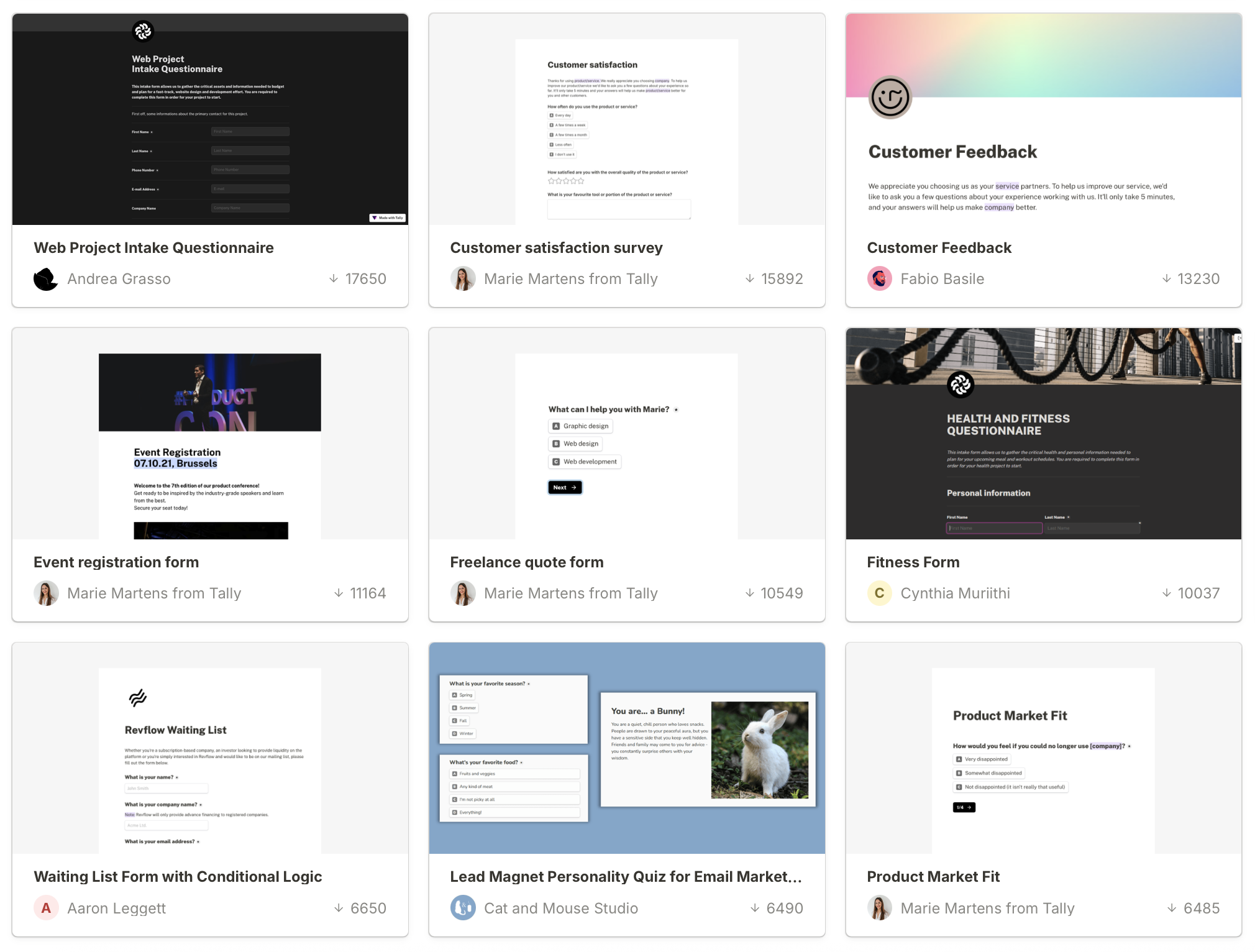 tally-forms-templates