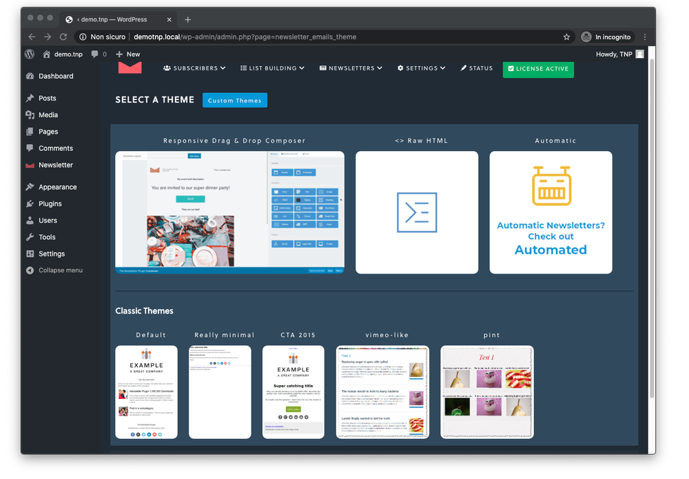 the-newsletter-plugin-dashboard