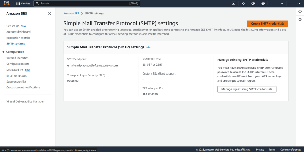 Amazon-SES-SMTP