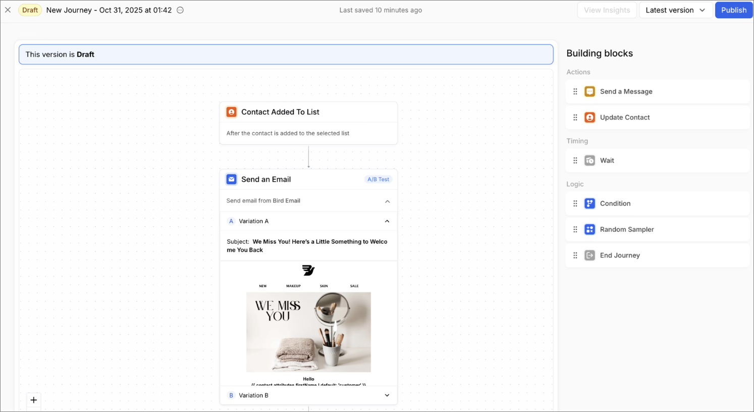 SparkPost-Bird-email-builder