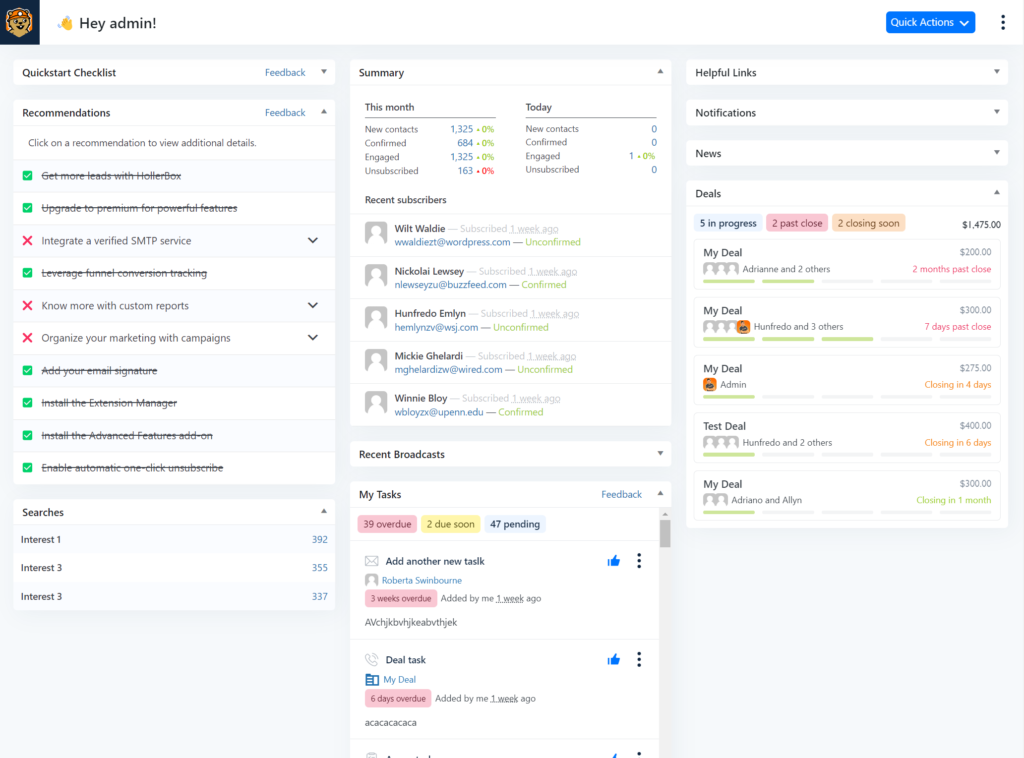 groundhogg-dashboard