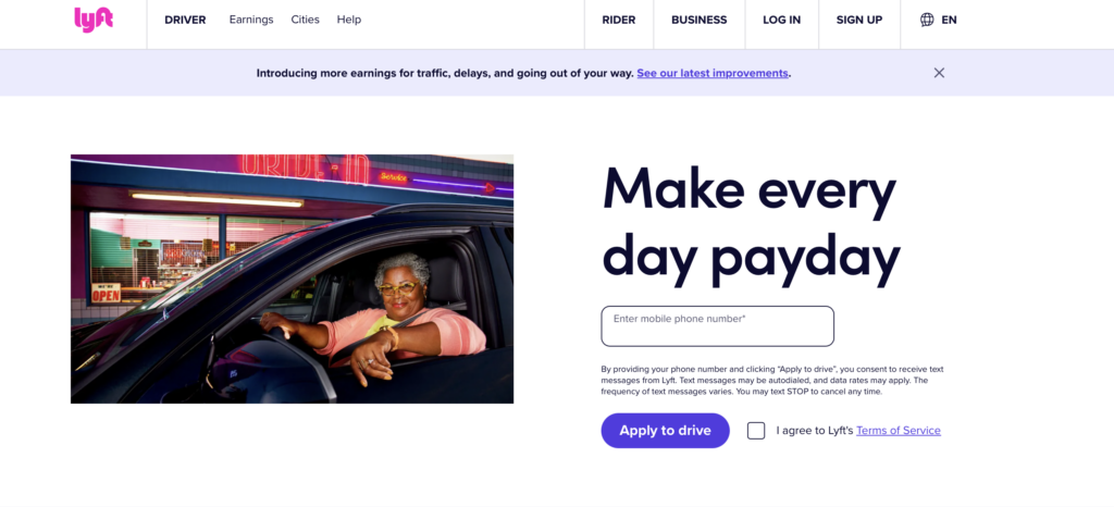 lyft-landing-page-example